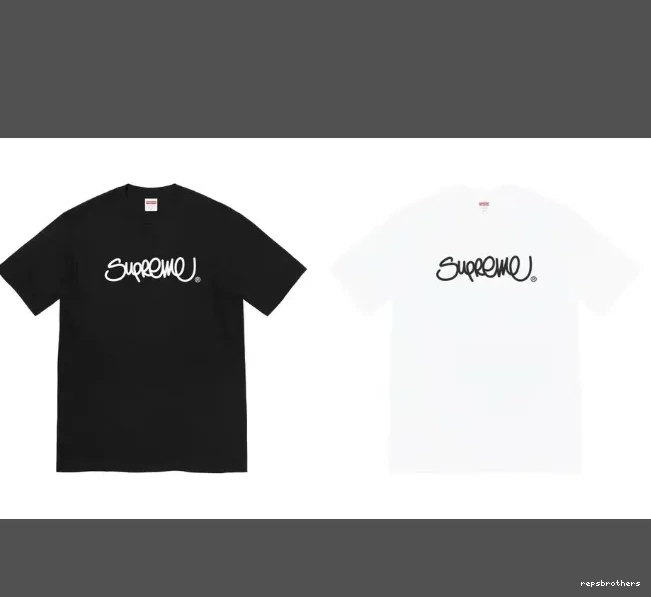 M sleeved and S Straw Round Tee Neck XL 22ss Short Black L Handstyle Line Logo Font White T-shirt 0620